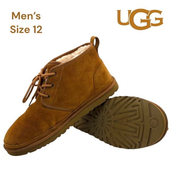 UGG Other - UGG Men's Chukka Boots - Size 12 - Chestnut Suede - Cozy & Stylish Excellent